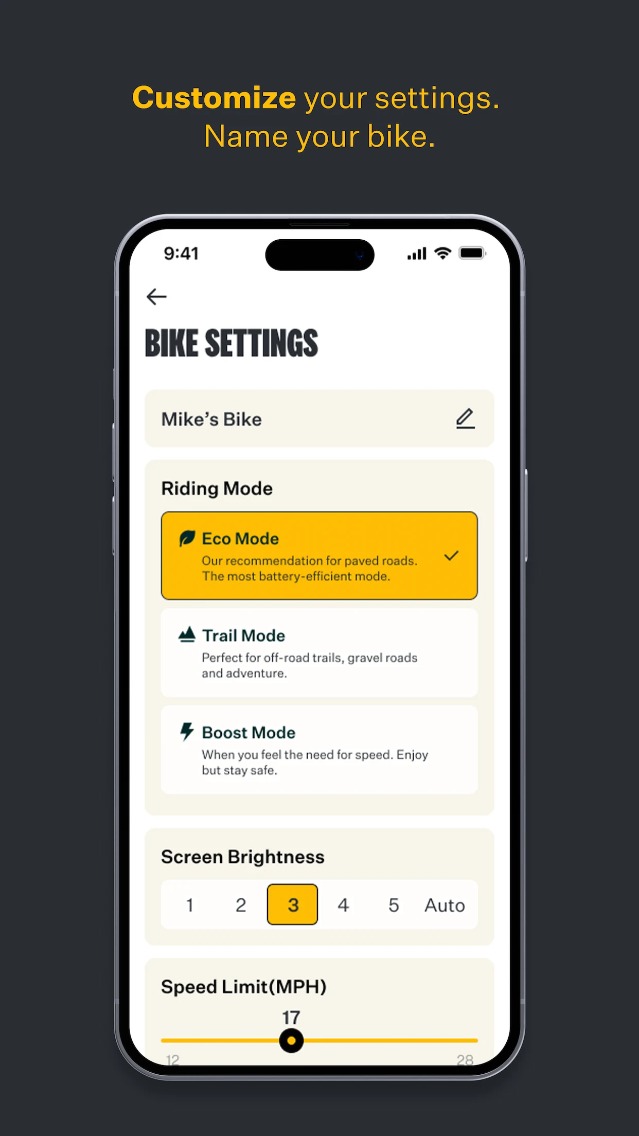 Velotric screenshot